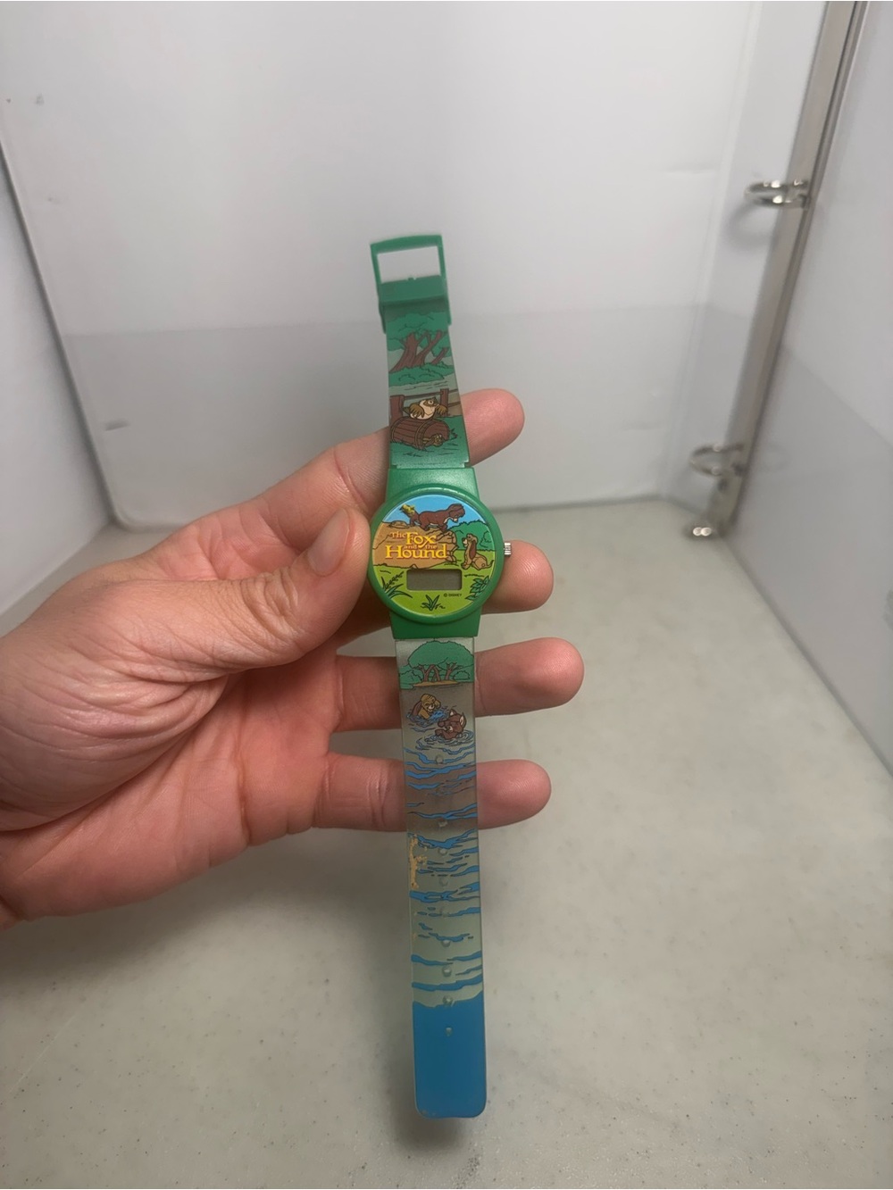 Vintage Children’s Disney The Fox and the Hound Digital Watch as is parts/restor